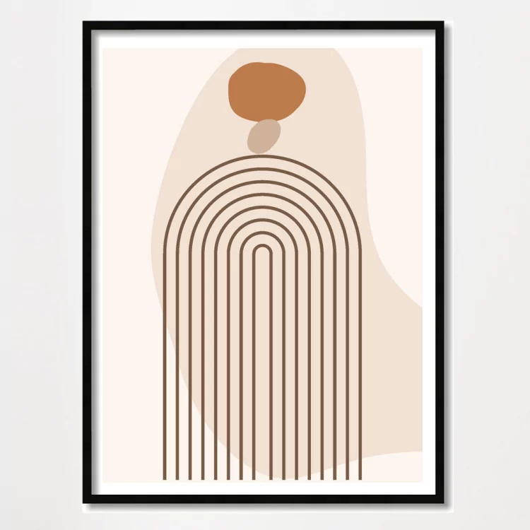 Poster pierres en équilibre - décoration murale