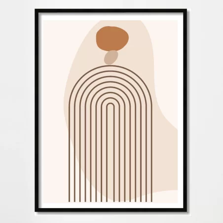 Poster pierres en équilibre - décoration murale