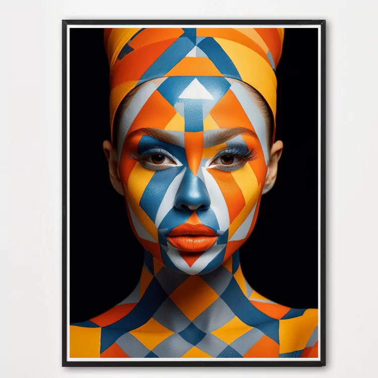 Poster Bauhaus girl - décoration murale